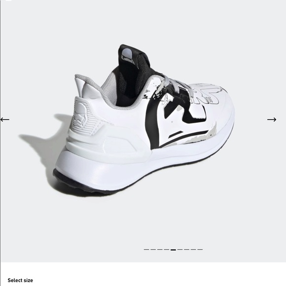 Adidas Rapid Run Storm Trooper Running Shoes Sz 38 - Picture 5 of 16